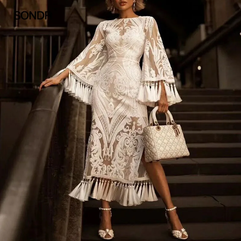 SONDR Women Summer Dress Long Elegant Fringe Dresses Maxi Boho Chic Ladies Loose Dress Lace White Tassel Beach Dresses Robe 2019
SONDR Women Summer Dress Long Elegant Fringe Dresses Maxi Boho Chic Ladies Loose Dress Lace White Tassel Beach Dresses Robe 2019