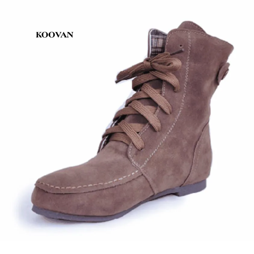 Koovan Women's Boots 2018 Winter New Women Boots Flat Ladies Belt Leather Boots Students Large Size Shoes Single For Girls
Koovan Women's Boots 2018 Winter New Women Boots Flat Ladies Belt Leather Boots Students Large Size Shoes Single For Girls