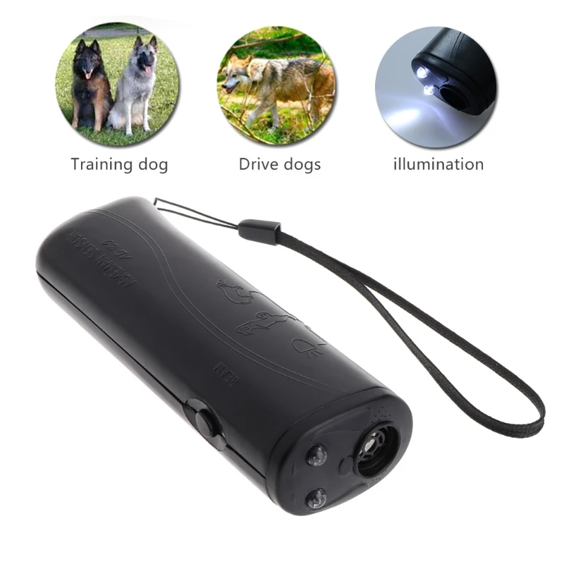 3 in 1 Anti Bark Stop Barking Dogs Training Repeller Control Trainer