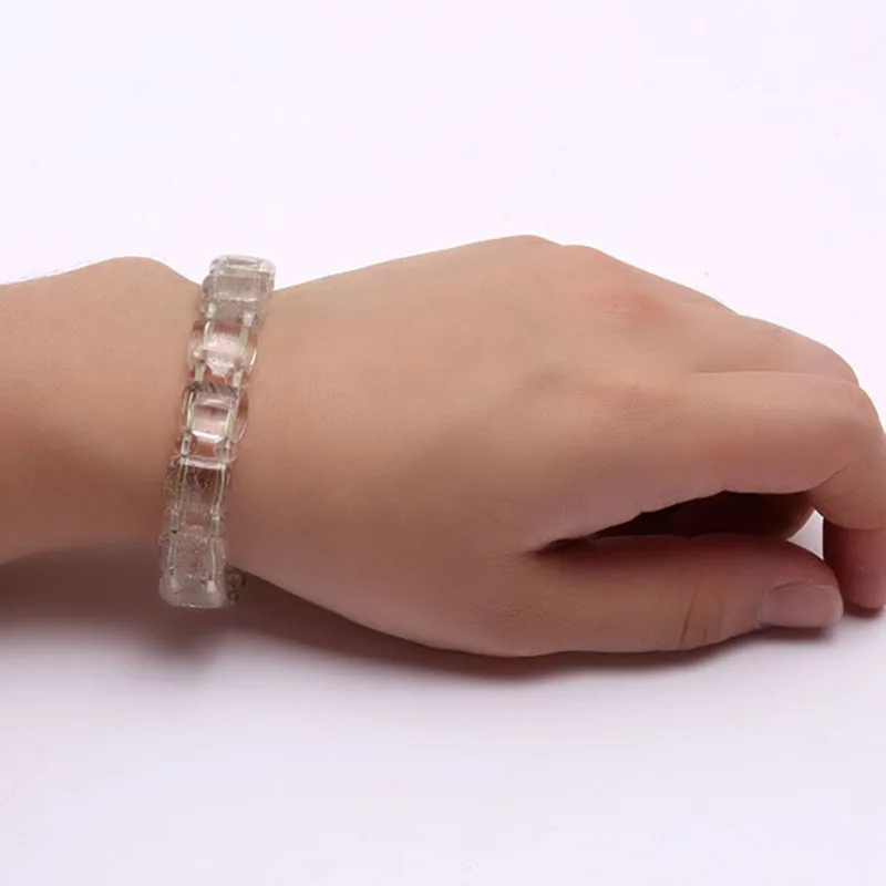 JYX Crystal Beads Bracelet 10x12x6mm Green Phantom Crystal Chunks Elastic Thread Bracelet 7.5" Charming Gift For Women
JYX Crystal Beads Bracelet 10x12x6mm Green Phantom Crystal Chunks Elastic Thread Bracelet 7.5" Charming Gift For Women