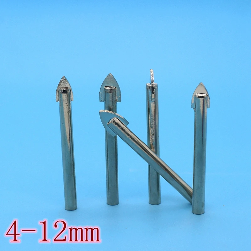 HANGXIN Tungsten Carbide Glass Bit Set 4mm to 12mm 5PCS Cutting Edge Alloy Carbide Point Tile and Glass Crosshead Head Drill Bit
HANGXIN Tungsten Carbide Glass Bit Set 4mm to 12mm 5PCS Cutting Edge Alloy Carbide Point Tile and Glass Crosshead Head Drill Bit