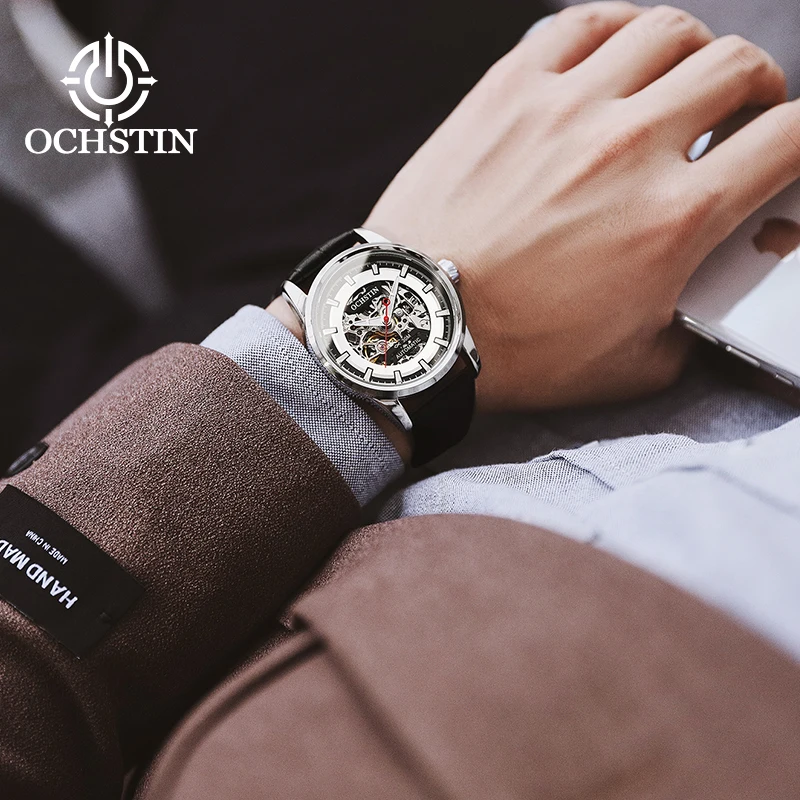 OCHSTIN Automatic Watch Men Mechanical Sport Wrist Watches Skeleton Tourbillon Waterproof Clock Gifts For Men Relogio Masculino
OCHSTIN Automatic Watch Men Mechanical Sport Wrist Watches Skeleton Tourbillon Waterproof Clock Gifts For Men Relogio Masculino
