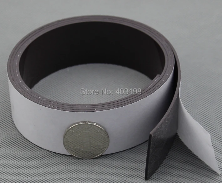 Free Shipping 1Meters self Adhesive Flexible Magnetic Strip Rubber Magnet Tape width 30mm thickness 1.5mm
Free Shipping 1Meters self Adhesive Flexible Magnetic Strip Rubber Magnet Tape width 30mm thickness 1.5mm
