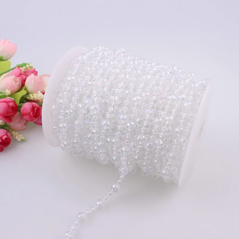 20 Meters 3+8mm Round Ball Plastic Pearls Chain Connection Beads For DIY Wedding Party Decoration Parlor Bead Curtain
20 Meters 3+8mm Round Ball Plastic Pearls Chain Connection Beads For DIY Wedding Party Decoration Parlor Bead Curtain