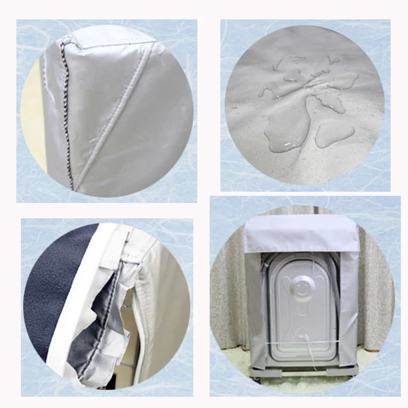 Waterproof Washing Machine Cover Polyester Drum Machine Dustproof Covers Washer Lid Home Laundry Dryer Protector Case Coat
Waterproof Washing Machine Cover Polyester Drum Machine Dustproof Covers Washer Lid Home Laundry Dryer Protector Case Coat