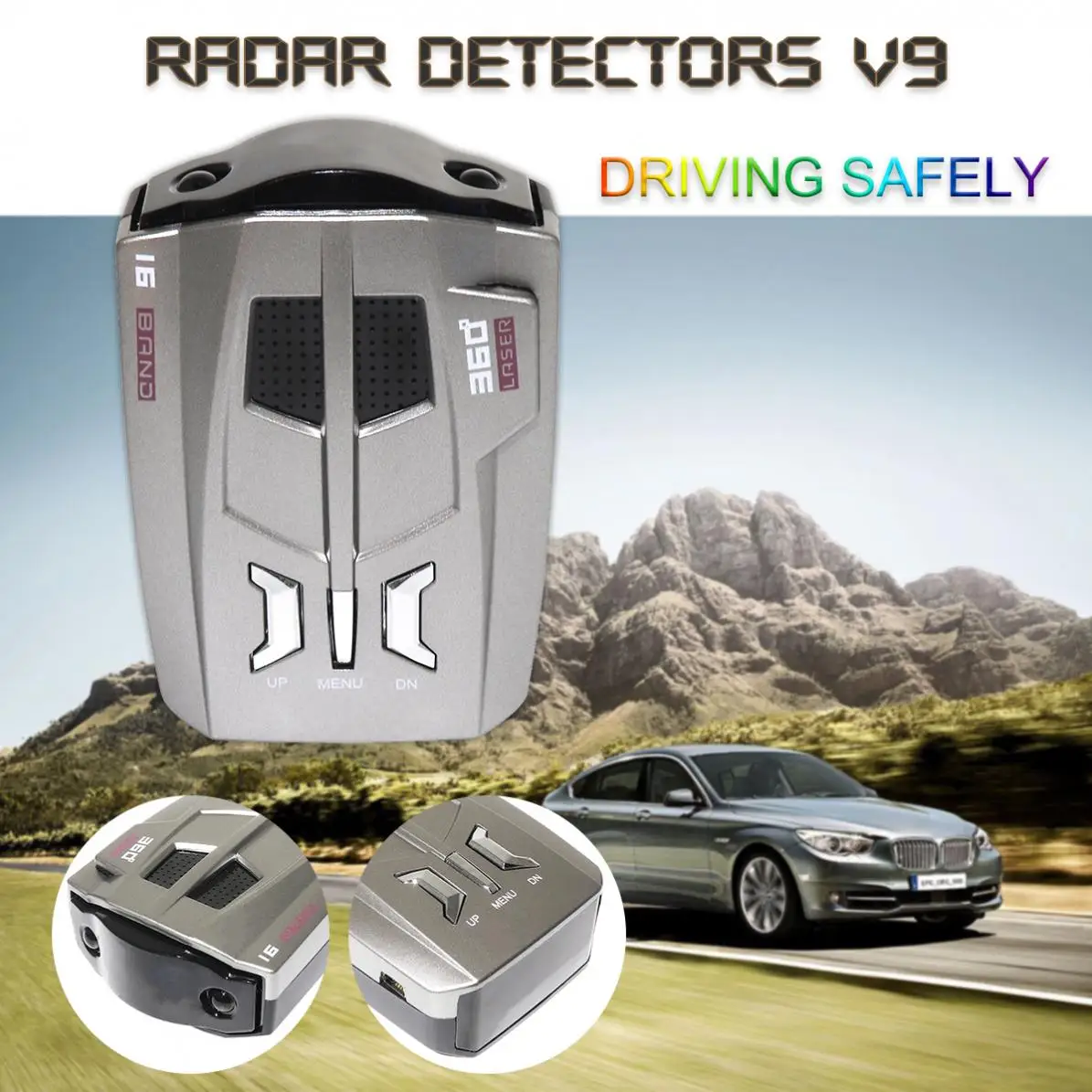 V9 Car Radar Detector Russia/English Car 16 Brand LED Display X/K NK/K K /Laser Anti Radar Detector Security Voice Alarm
V9 Car Radar Detector Russia/English Car 16 Brand LED Display X/K NK/K K /Laser Anti Radar Detector Security Voice Alarm