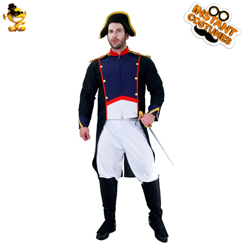 DSPLAY New Style Cosplay Costume Adult Men's Costumes Napoleon Leader Handsome Powerful General Role Play Carnival Party Sets
DSPLAY New Style Cosplay Costume Adult Men's Costumes Napoleon Leader Handsome Powerful General Role Play Carnival Party Sets