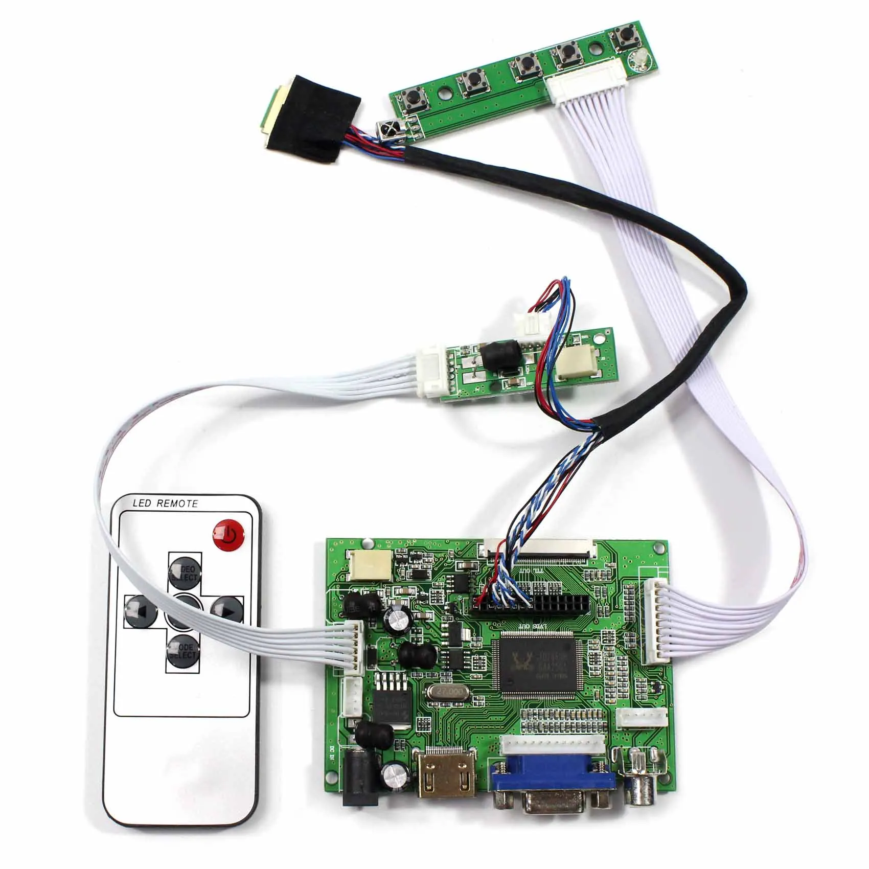 H DMI+VGA+2AV LCD Controller Board Work For 9.7inch 1024X768 LTN097XL01 LCD Screen
H DMI+VGA+2AV LCD Controller Board Work For 9.7inch 1024X768 LTN097XL01 LCD Screen