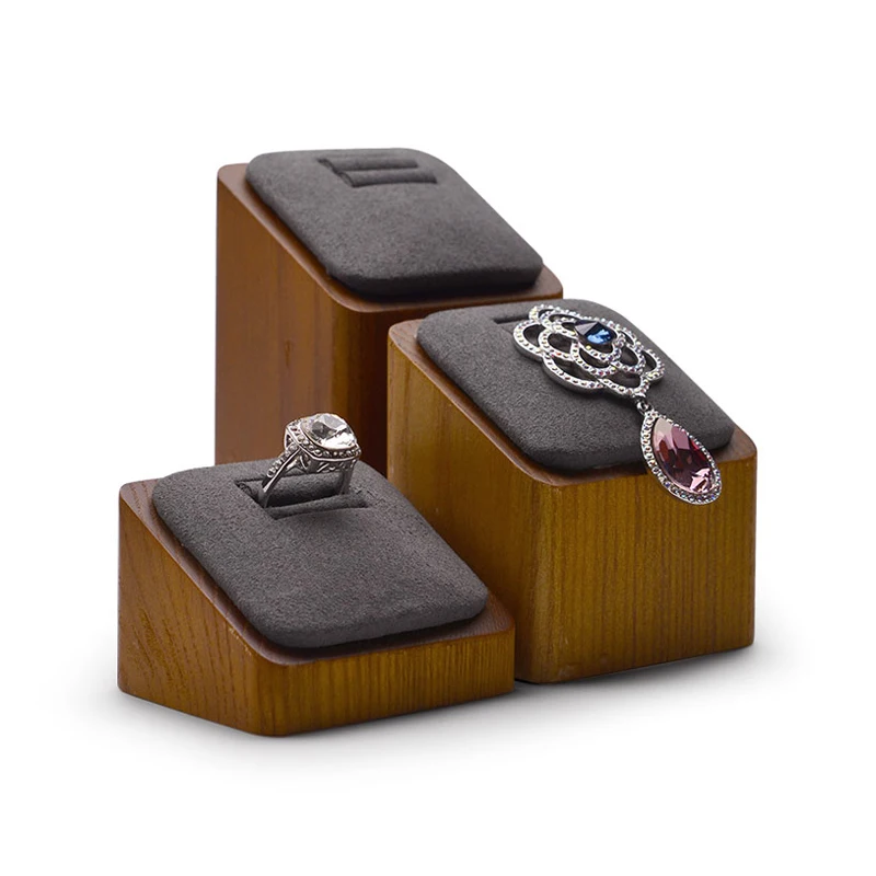 FANXI 3 Pcs/Lot Solid Wood Jewelry Display Microfiber Ring Earring Stand with Showcase Jewelry Exhibitor for Jewelry Shop
FANXI 3 Pcs/Lot Solid Wood Jewelry Display Microfiber Ring Earring Stand with Showcase Jewelry Exhibitor for Jewelry Shop