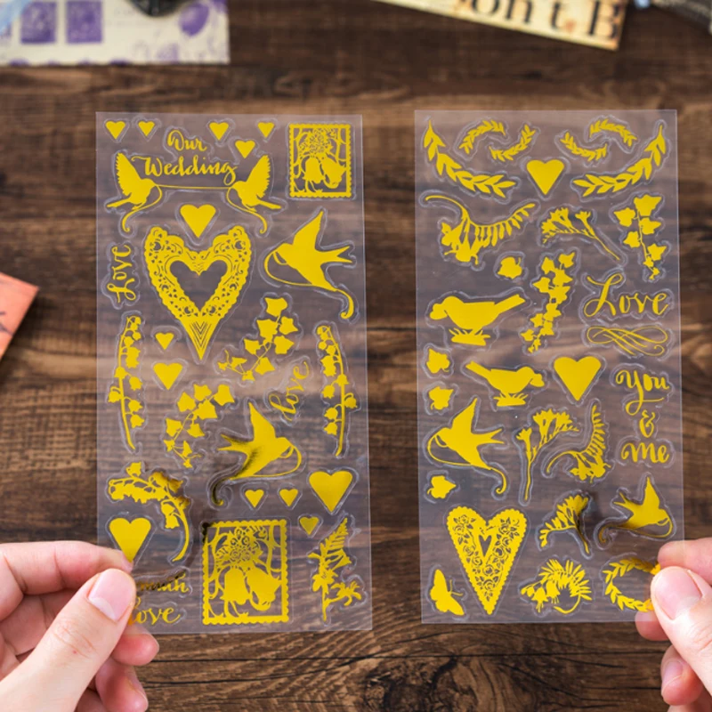 6 Pcs/box Best wishes gold stamping sticker DIY decoration stickers diary photo album scrapbooking planner label stickers
6 Pcs/box Best wishes gold stamping sticker DIY decoration stickers diary photo album scrapbooking planner label stickers