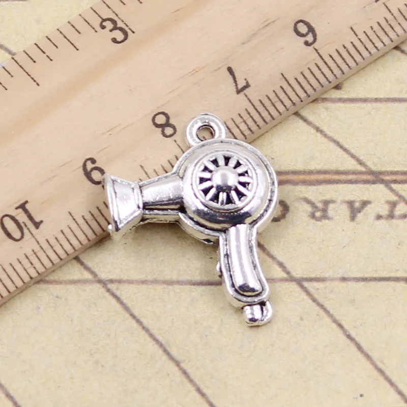 10pcs Charms Hair Dryer Blow 26x20mm Tibetan Bronze Silver Color Pendants Antique Jewelry Making DIY Handmade Craft
10pcs Charms Hair Dryer Blow 26x20mm Tibetan Bronze Silver Color Pendants Antique Jewelry Making DIY Handmade Craft