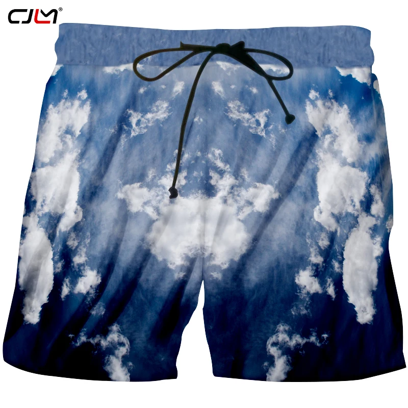 CJLM Men's Casual Brand Clothing Man High Quality Polyester Shorts 3D Full Printed Blue Sky And White Clouds
CJLM Men's Casual Brand Clothing Man High Quality Polyester Shorts 3D Full Printed Blue Sky And White Clouds