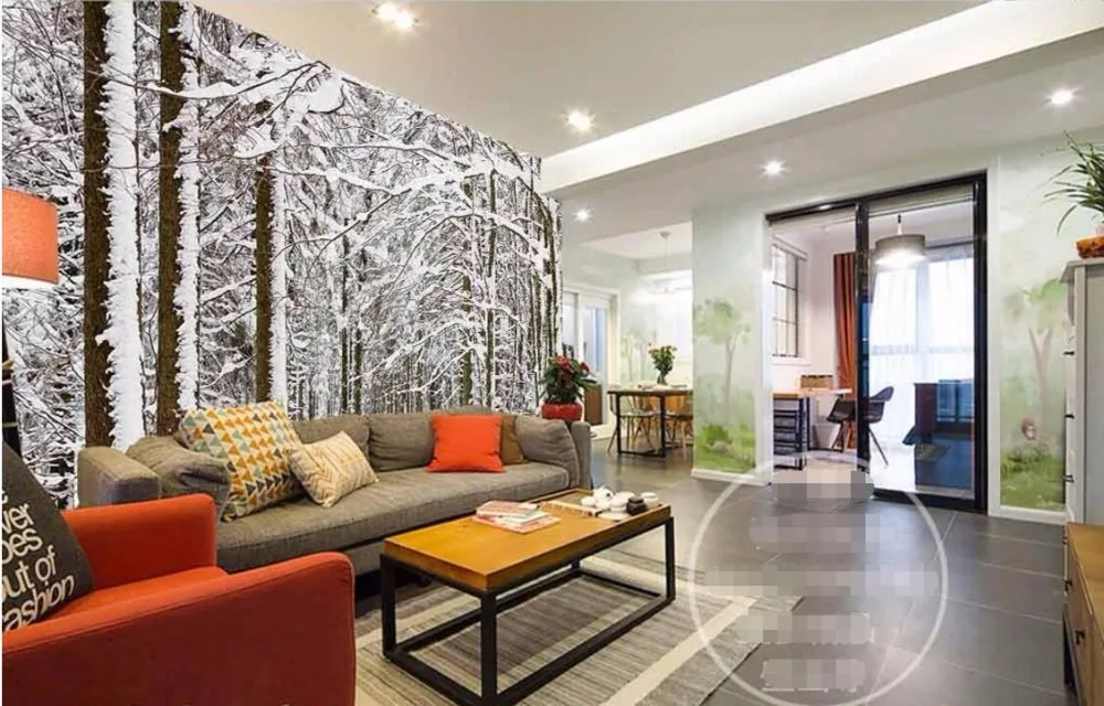 Custom mural 3d room wallpaper Romantic forest snow in winter home decoration painting 3d wall murals wallpaper for wall 3 d
Custom mural 3d room wallpaper Romantic forest snow in winter home decoration painting 3d wall murals wallpaper for wall 3 d