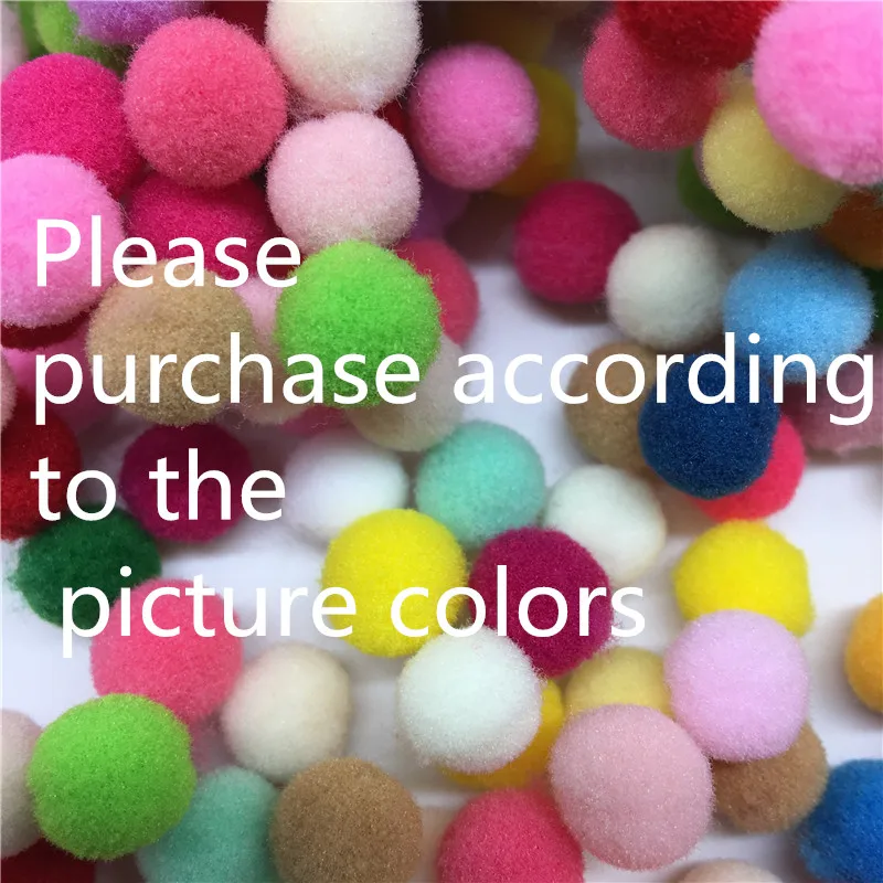 400PC/Bag 10mm Multicolor Pompom DIY Decoration Ball Pompon Children's Manual Educational Toys Accessories DIY Decoration Ball
400PC/Bag 10mm Multicolor Pompom DIY Decoration Ball Pompon Children's Manual Educational Toys Accessories DIY Decoration Ball
