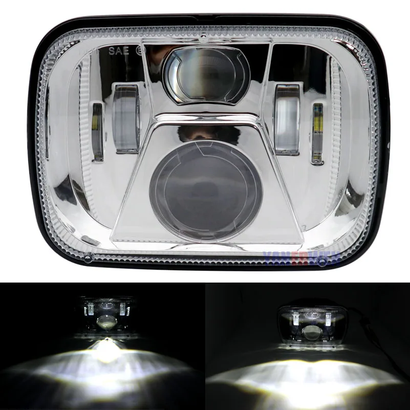 5x7 7x6 Inch LED Headlight 7 Inch 55w Headlamp Replacements front position light For Jeep Wrangler YJ Jeep Cherokee XJ Ford
5x7 7x6 Inch LED Headlight 7 Inch 55w Headlamp Replacements front position light For Jeep Wrangler YJ Jeep Cherokee XJ Ford