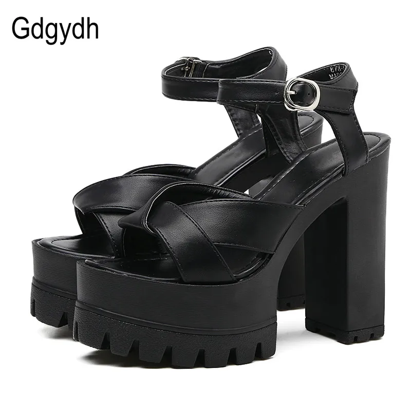 Gdgydh Sexy Buckle Ankle Strap Summer Sandals Women High Heels Ladies Shoes 2022 New Classic Black Platform Sandals Comfortable
Gdgydh Sexy Buckle Ankle Strap Summer Sandals Women High Heels Ladies Shoes 2022 New Classic Black Platform Sandals Comfortable