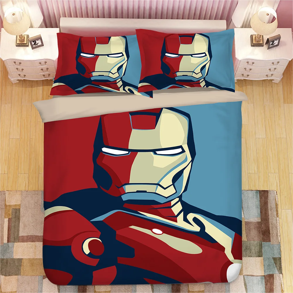 Avengers iron Man 3D printing bedding set duvet cover set Pillowcases comforter bedding set Captain America bedclothes bed linen
Avengers iron Man 3D printing bedding set duvet cover set Pillowcases comforter bedding set Captain America bedclothes bed linen