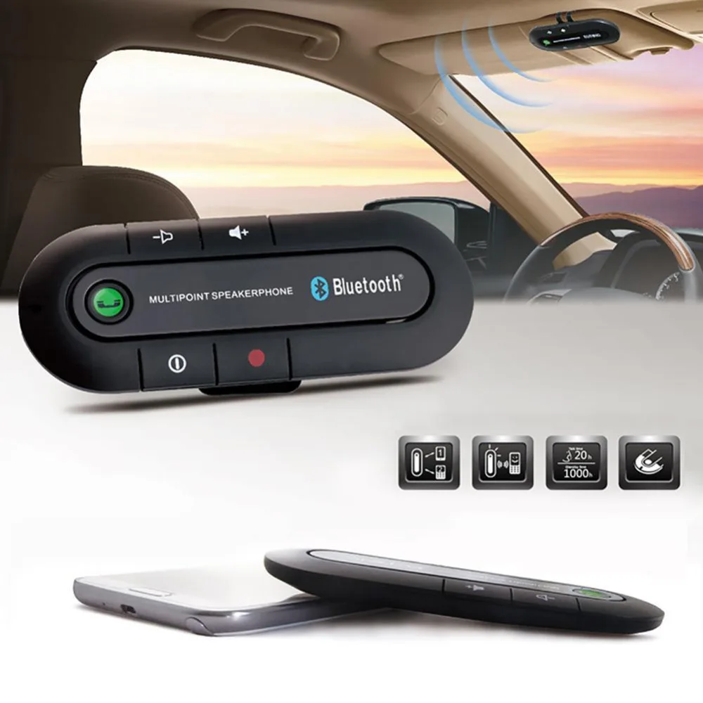 100% Genuin Handsfree Car Music Receiver Universal Streaming Wireless Auto AUX Audio Multipoint Speakerphone Kit | Автомобили и