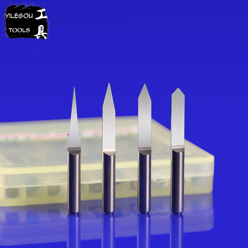 5 Pieces Flat Mill 1/8" Shank Milling Cutter 3.175mm Shank Advertising CNC Engraving Knife, Angle 10-30, Tool Nose 0.1-0.8mm
5 Pieces Flat Mill 1/8" Shank Milling Cutter 3.175mm Shank Advertising CNC Engraving Knife, Angle 10-30, Tool Nose 0.1-0.8mm