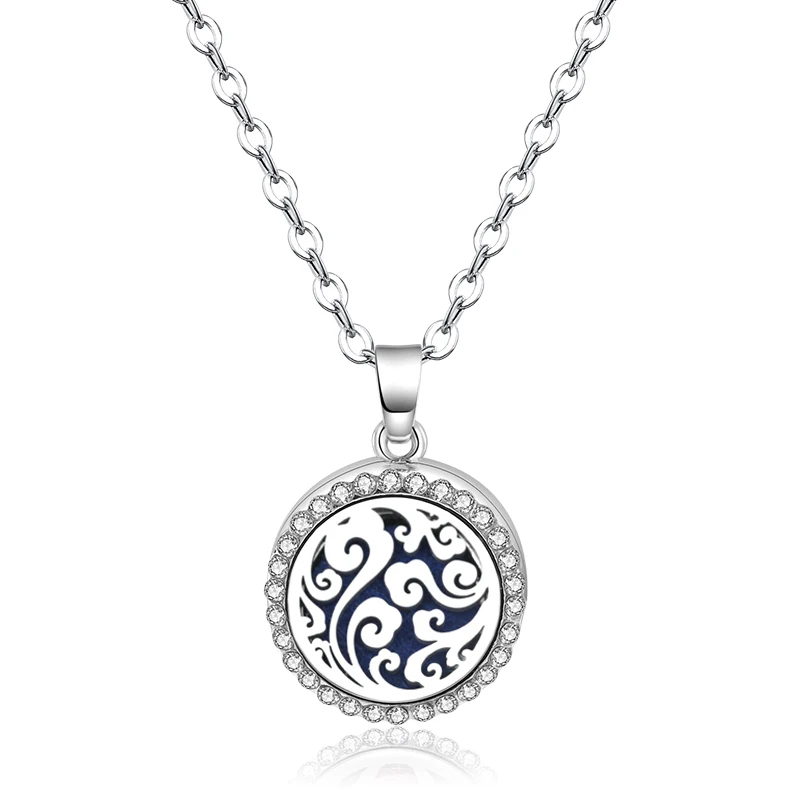 Hollow Zircon Aroma Necklace Cloud Pendant Magnetic Stainless Steel Aromatherapy Essential Oil Diffuser Perfume Lockets Jewelry
Hollow Zircon Aroma Necklace Cloud Pendant Magnetic Stainless Steel Aromatherapy Essential Oil Diffuser Perfume Lockets Jewelry
