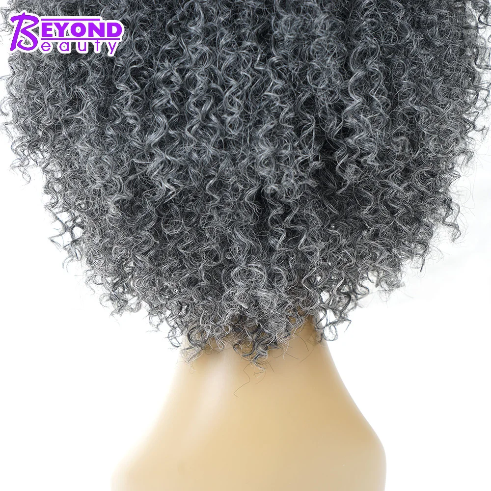 Synthetic Women's Short Afro Kinky Curly Wigs Ombre Brown Middle Part Nature Hair Black Daily Party Headgear with Clips
Synthetic Women's Short Afro Kinky Curly Wigs Ombre Brown Middle Part Nature Hair Black Daily Party Headgear with Clips