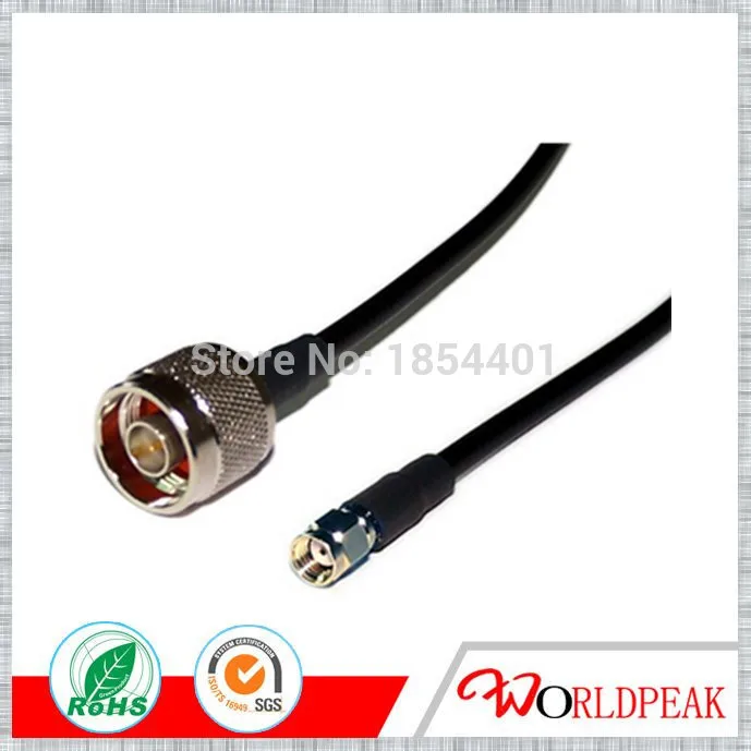 Free shipping RP SMA male plug to N male plug with LMR240 cable assembly 3Mtr 1 piece
Free shipping RP SMA male plug to N male plug with LMR240 cable assembly 3Mtr 1 piece