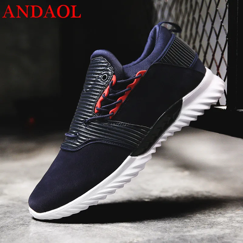 ANDAOL Men's Casual Shoes Top Quality Solid Breathable Light Walking Shoes Luxury Harajuku Non-Slip Wear Resistant Wild Sneakers
ANDAOL Men's Casual Shoes Top Quality Solid Breathable Light Walking Shoes Luxury Harajuku Non-Slip Wear Resistant Wild Sneakers