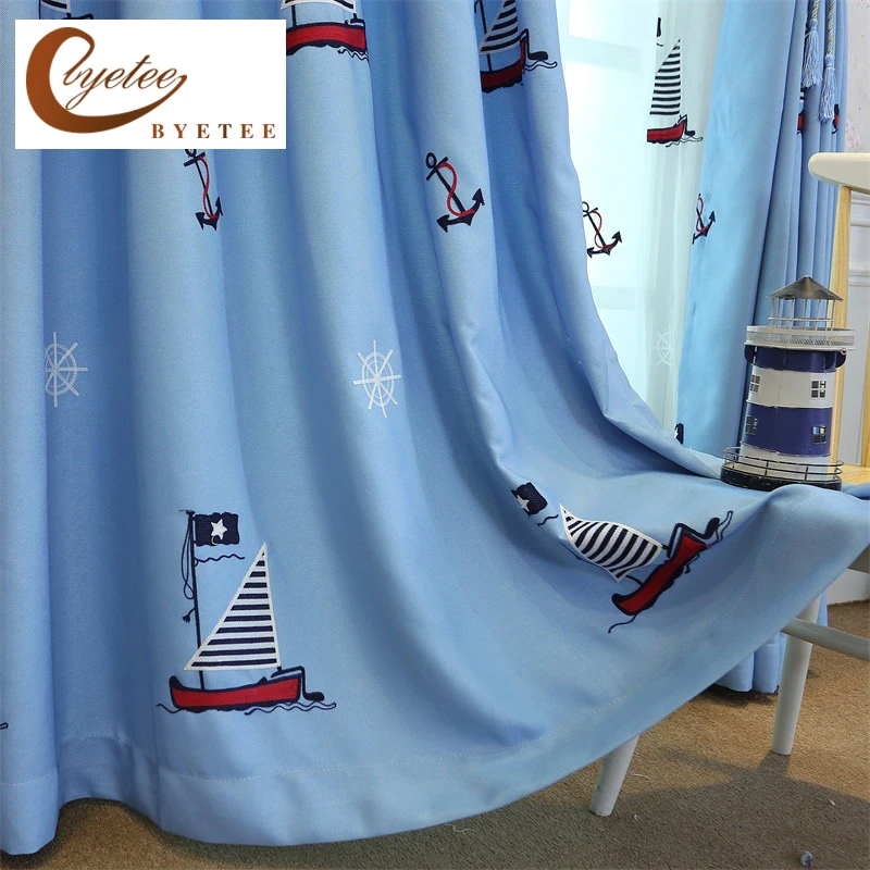 Embroidered Children Room Window Curtain Finished Cartoon Sailing Boy Bedroom Curtain Blackout Curtains For Living Rideaux
Embroidered Children Room Window Curtain Finished Cartoon Sailing Boy Bedroom Curtain Blackout Curtains For Living Rideaux