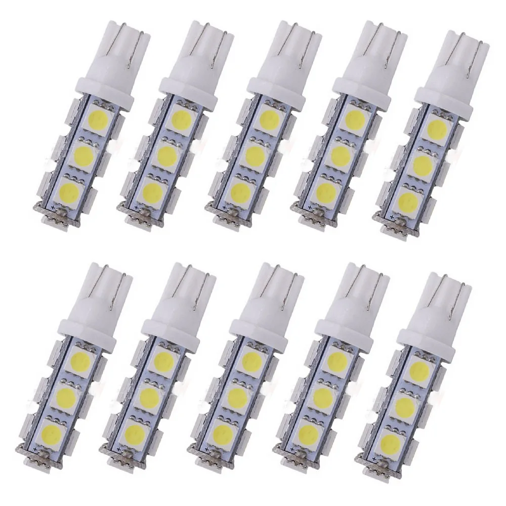 Yushuangyi 10pcs 13SMD T10 5050 Dome Index Vehicle Auto Truck SUV Car LED Lamp Bulbs Wedge White Light DC12V Side Light Bulb
Yushuangyi 10pcs 13SMD T10 5050 Dome Index Vehicle Auto Truck SUV Car LED Lamp Bulbs Wedge White Light DC12V Side Light Bulb
