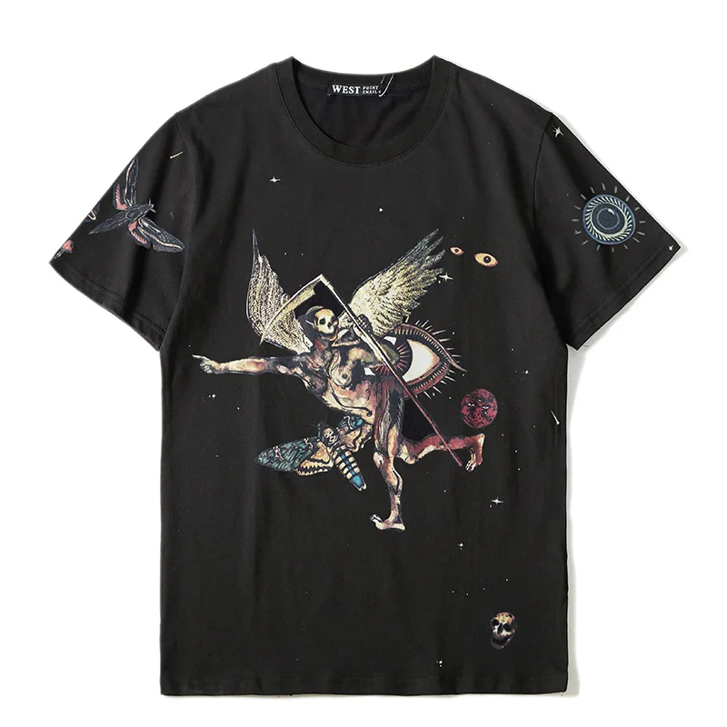 New Novelty 2019 unisex Thanatos Grim Reaper skull T Shirts T-Shirt Hip Hop Skateboard Street Cotton T-Shirts Tee Top kenye #H43
New Novelty 2019 unisex Thanatos Grim Reaper skull T Shirts T-Shirt Hip Hop Skateboard Street Cotton T-Shirts Tee Top kenye #H43