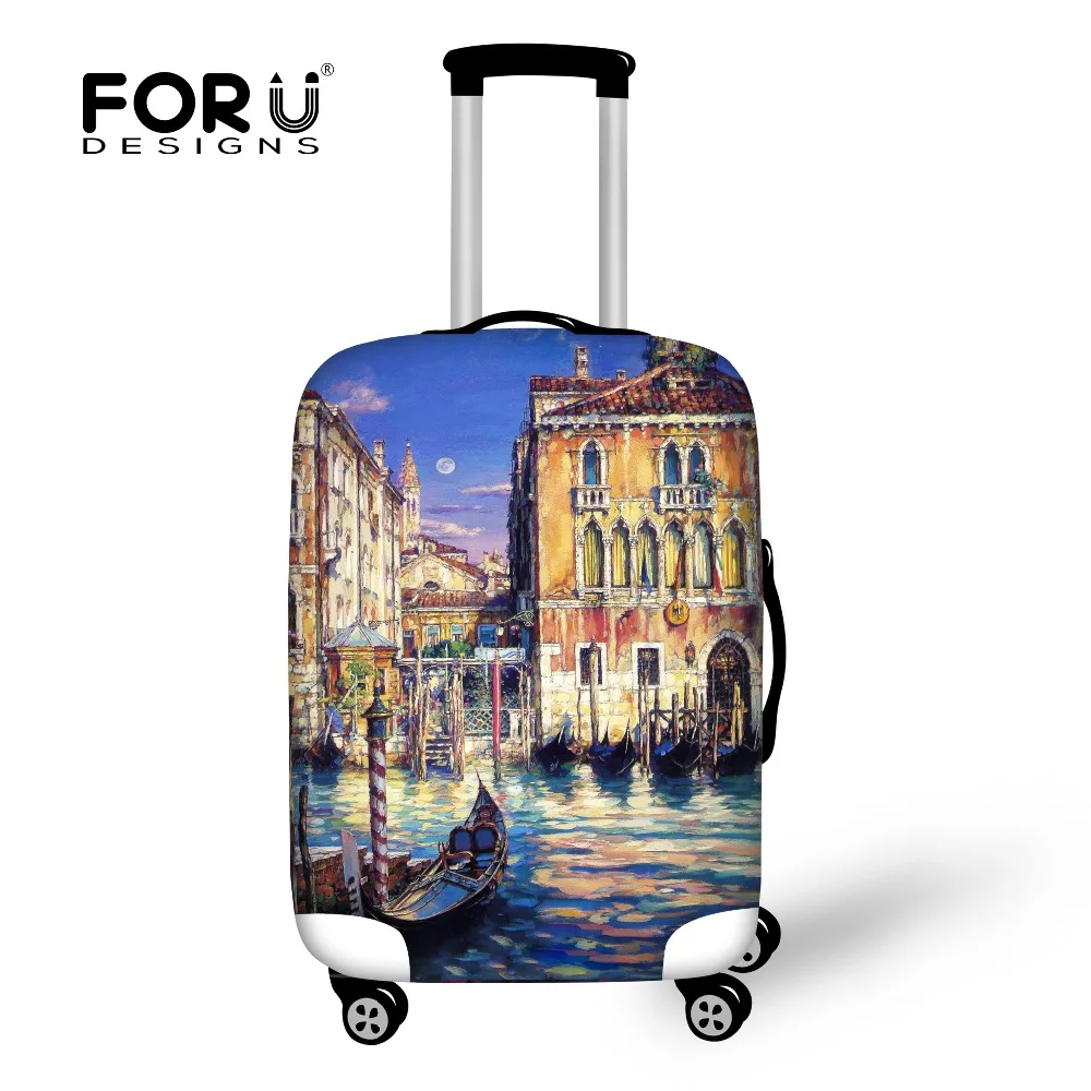 FORUDESIGNS Oil Painting landscape Prints Elastic Luggage Protective Covers For koffer Thick Waterproof Travel Suitcase Cover
FORUDESIGNS Oil Painting landscape Prints Elastic Luggage Protective Covers For koffer Thick Waterproof Travel Suitcase Cover