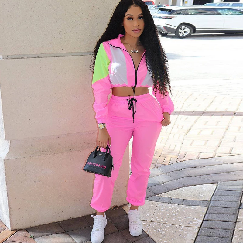 2 Piece Set Women Clothes Candy Color Long Sleeve Zipper Tops Pant Sports Suits Elastic Waist Casual Loose Outfit Tracksuit B242
2 Piece Set Women Clothes Candy Color Long Sleeve Zipper Tops Pant Sports Suits Elastic Waist Casual Loose Outfit Tracksuit B242