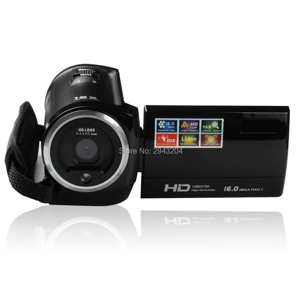 Новая цифровая видеокамера HD 720P 16 МП DVR 2 7 ''TFT ЖК экран 16x зум Цифровая