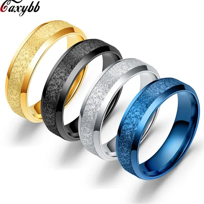 Fashion Steel Simple Ring Female Vintage Matt Scrub Rings Gold Black Blue 316L Stainless Steel Rings For Women Men Jewelry
Fashion Steel Simple Ring Female Vintage Matt Scrub Rings Gold Black Blue 316L Stainless Steel Rings For Women Men Jewelry