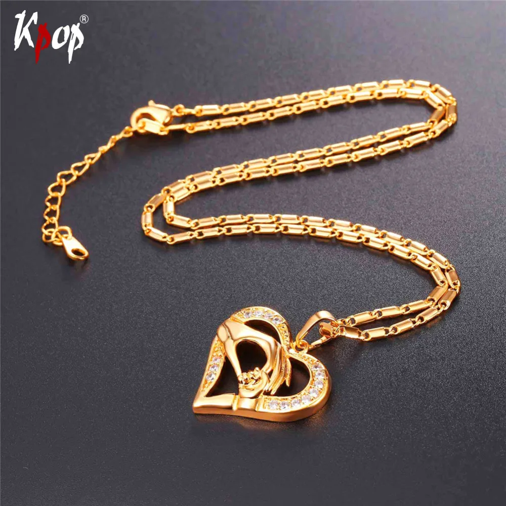 Kpop Cubic Zirconia Mom Baby In Hand Heart Shape Pendants Necklace Gold/Rose Gold/Silver Color Charm Jewelry Necklaces P2596
Kpop Cubic Zirconia Mom Baby In Hand Heart Shape Pendants Necklace Gold/Rose Gold/Silver Color Charm Jewelry Necklaces P2596