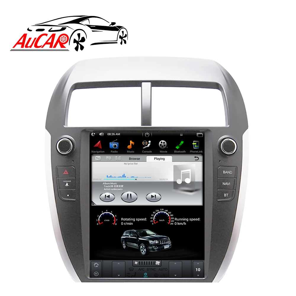 10 4 "IPS экран Android 8 1 Tesla стиль автомобиля радио для Mitsubishi ASX RVR 2010-2018 Outlander 2012-2014 din |