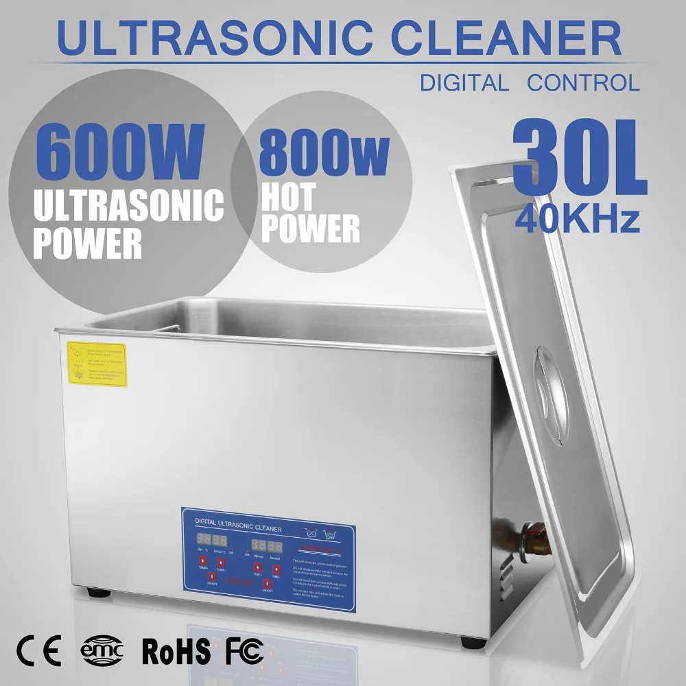 30L Pulitore Ad Ultrasuoni Display Digitale Ultrasuoni Bagno Ultrasuoni Dispositivo Con Timer Digitale 30L
30L Pulitore Ad Ultrasuoni Display Digitale Ultrasuoni Bagno Ultrasuoni Dispositivo Con Timer Digitale 30L