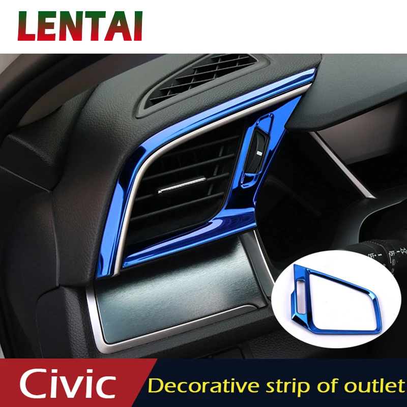 LENTAI Car Styling Stickers For Honda Civic 2018 2019 2016 2017 10 Accessories Center Console Air Conditioner Vent Outlet Frame
LENTAI Car Styling Stickers For Honda Civic 2018 2019 2016 2017 10 Accessories Center Console Air Conditioner Vent Outlet Frame