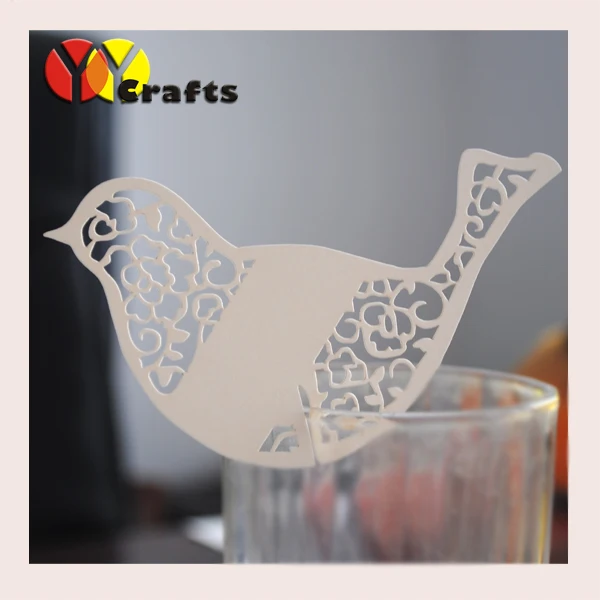 Hot sell wine glass decoration wedding favor laser cut bird various color place card holder price 3d handmade place card
Hot sell wine glass decoration wedding favor laser cut bird various color place card holder price 3d handmade place card