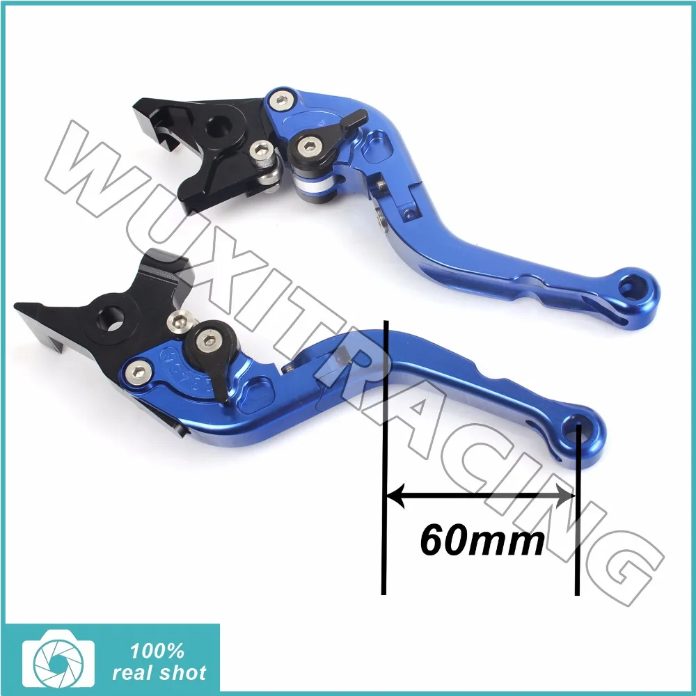 Новый ЧПУ Заготовка короткие складные сцепные рычаги для Suzuki gsx r 600 750 1000 GSXR600 GSXR750