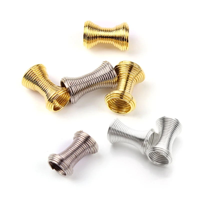 100pcs/lot 4.5mm hole size Spring beads gold metal tube spacer beads DIY pendants jewelry material accessories and findings
100pcs/lot 4.5mm hole size Spring beads gold metal tube spacer beads DIY pendants jewelry material accessories and findings