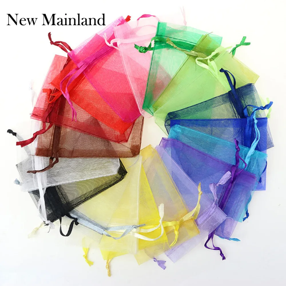 Fashion 100pcs /Bags Multiple Colors Organza Jewelry Wedding Gift Pouch Bags 7x9cm 3X4 Inch for Party Holiday Use Free Shipping
Fashion 100pcs /Bags Multiple Colors Organza Jewelry Wedding Gift Pouch Bags 7x9cm 3X4 Inch for Party Holiday Use Free Shipping