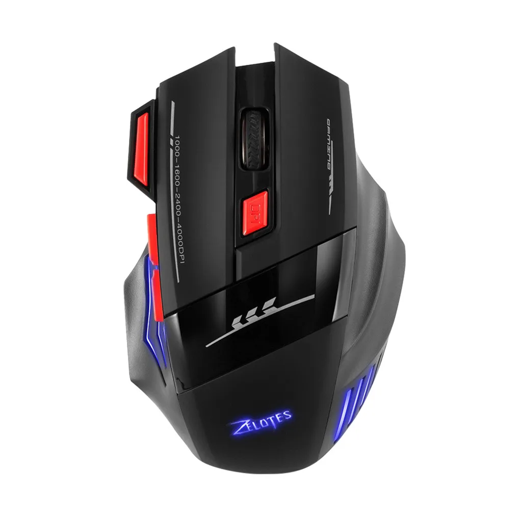 VOBERRY Zelotes 2 4G зарядка игровая мышь USB приемник 30 м беспроводное соединение 4000