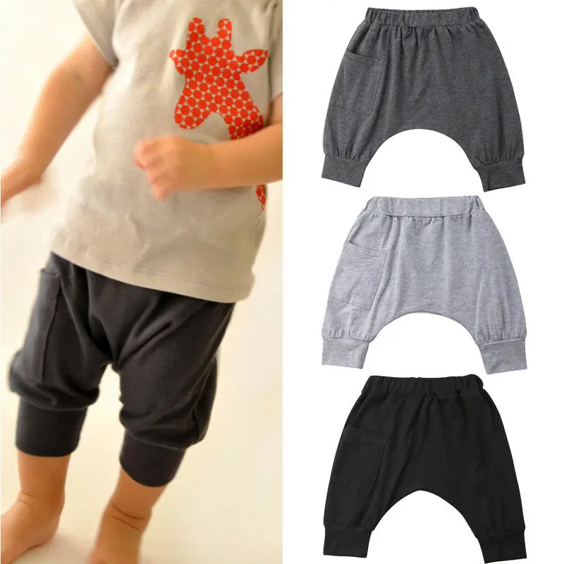 Спортивные штаны-шаровары для маленьких мальчиков штаны бега леггинсы | Мать и