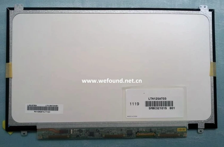 100% оригинальный экран ноутбука 12,5 ''LTN125AT03 801 803 полностью протестирован
100% оригинальный экран ноутбука 12,5 ''LTN125AT03 801 803 полностью протестирован