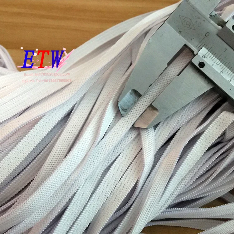 5mm The thicken White Knitting Elastic Tape, Elastic Webbing cord 100 meters/Roll for wholesale and retail Free shipping
5mm The thicken White Knitting Elastic Tape, Elastic Webbing cord 100 meters/Roll for wholesale and retail Free shipping
