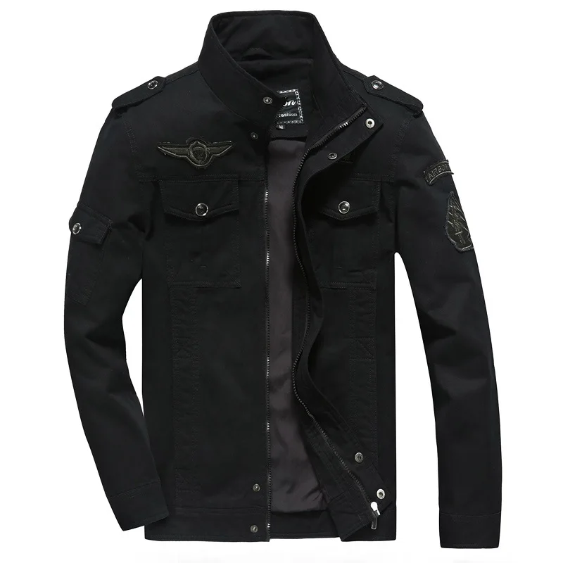 Spring Autumn Plus Size Military Jacket Men Cotton Pilot Jacket Coat Army Men's Bomber Jackets Cargo Flight Jacket Male 6XL
Spring Autumn Plus Size Military Jacket Men Cotton Pilot Jacket Coat Army Men's Bomber Jackets Cargo Flight Jacket Male 6XL