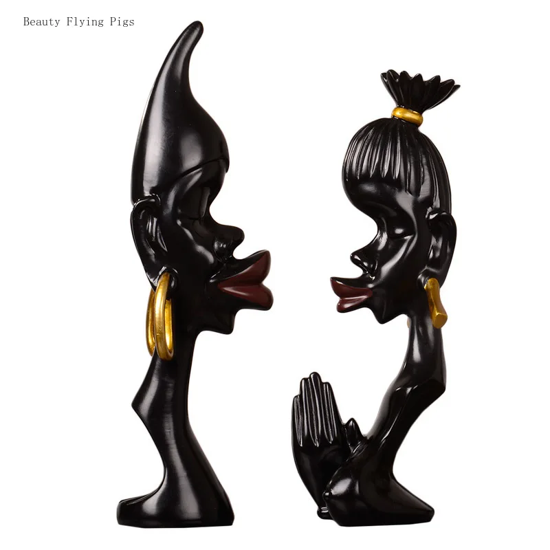 Home decoration abstract black ornaments creative fashion living room TV cabinet wine cabinet home craft decoration furnishings
Home decoration abstract black ornaments creative fashion living room TV cabinet wine cabinet home craft decoration furnishings