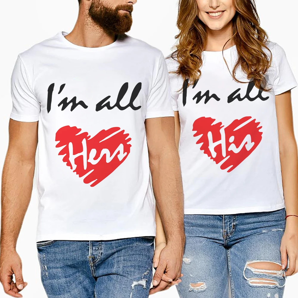New Women Men 2019 Cotton Short Sleeve Top Creative Letter Print Love Couple Clothes T Shirt Casual Lover Camisetas Feminina
New Women Men 2019 Cotton Short Sleeve Top Creative Letter Print Love Couple Clothes T Shirt Casual Lover Camisetas Feminina