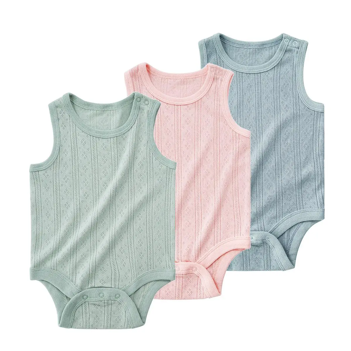 Newborn Baby Clothes New 2023 Breathable Cotton Baby Boys And Girl Summer Clothes Sleeveless Pure Color O-neck Bodysuits
Newborn Baby Clothes New 2023 Breathable Cotton Baby Boys And Girl Summer Clothes Sleeveless Pure Color O-neck Bodysuits